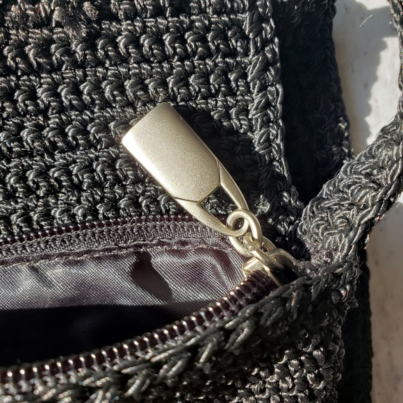 Worthington Small Woven Black Crossbody Bag - Picture 8 of 10